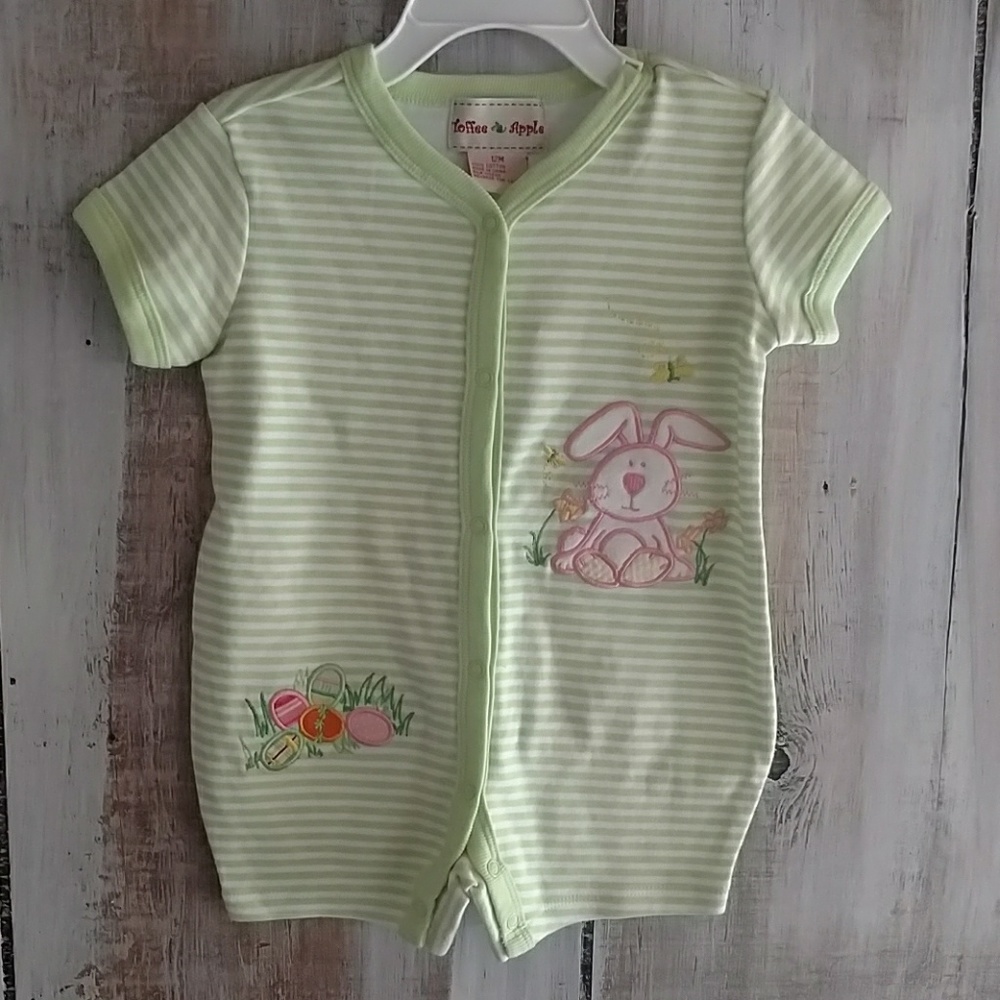 New Easter Bunny Romper 12 months Boys or Girls